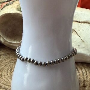 Sterling Silver desert pearls Stretch Bracelet - Women Jewelry